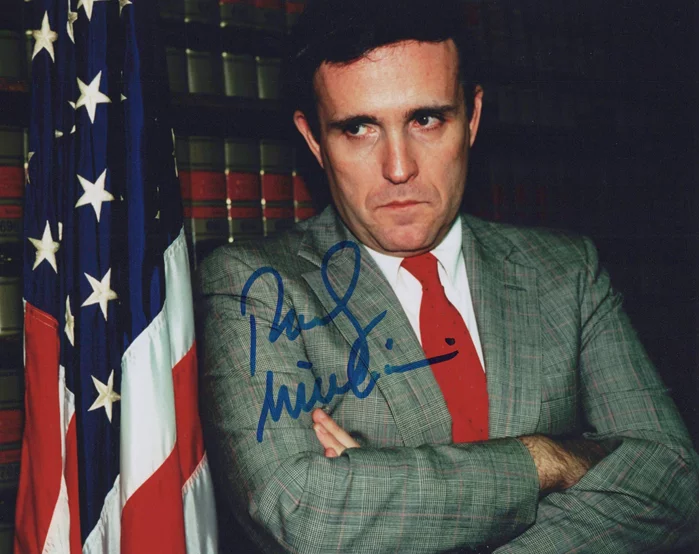 Rudy Giuliani autograph