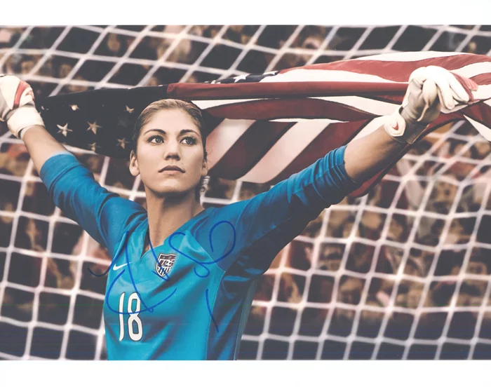 Hope Solo autograph