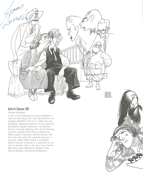 Louis Zorich autograph