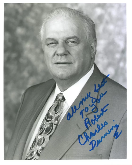 Charles Durning autograph