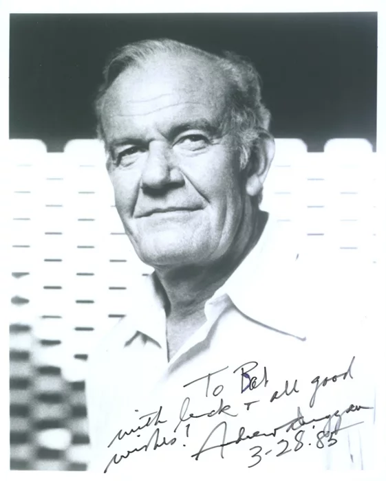 Andrew Duggan autograph