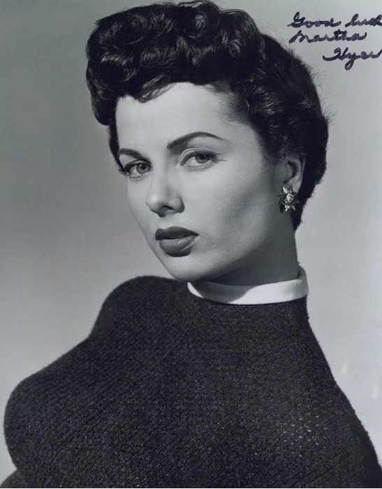 Martha Hyer autograph