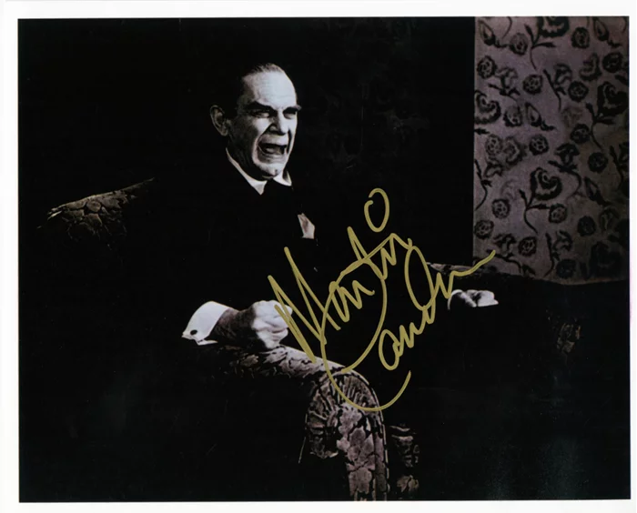 Martin Landau autograph