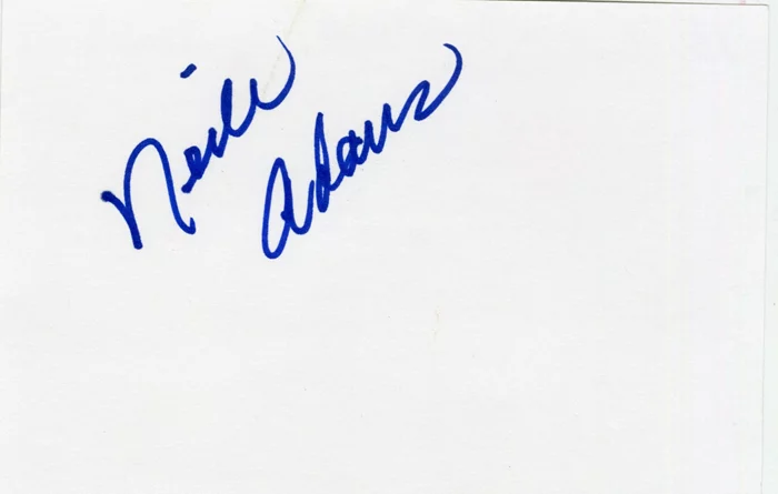 Neile Adams autograph