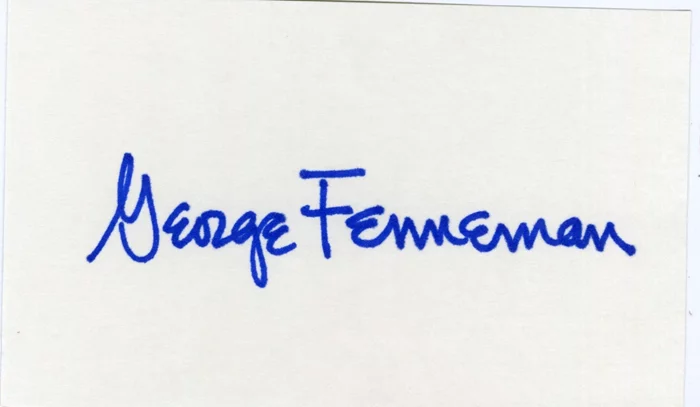 George Fenneman autograph