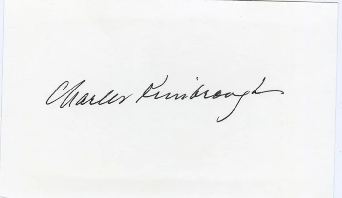 Charles Kimbrough autograph