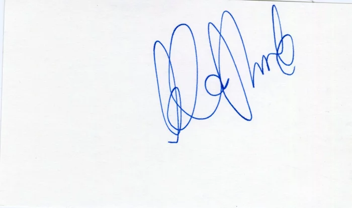 Alan Thicke autograph