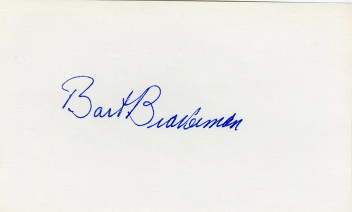 Bart Braverman autograph