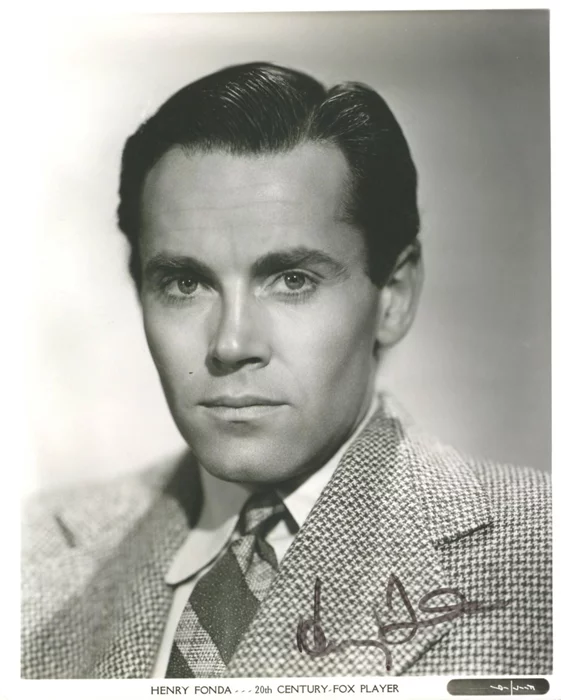 Henry Fonda autograph