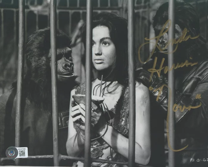 Linda Harrison autograph