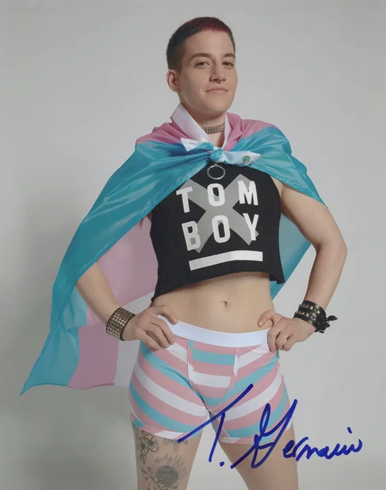 Theo Germaine autograph