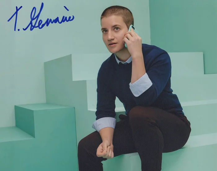 Theo Germaine autograph