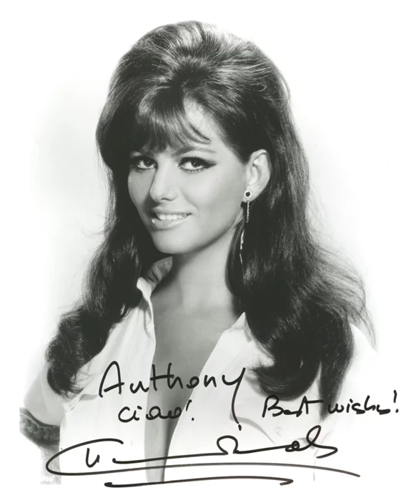 Claudia Cardinale autograph