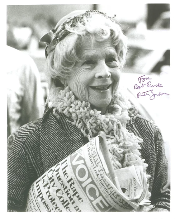 Ruth Gordon autograph