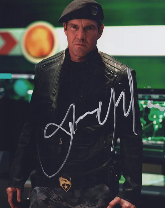 Dennis Quaid autograph