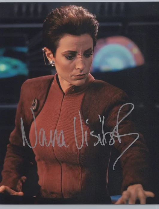 Nana Visitor autograph