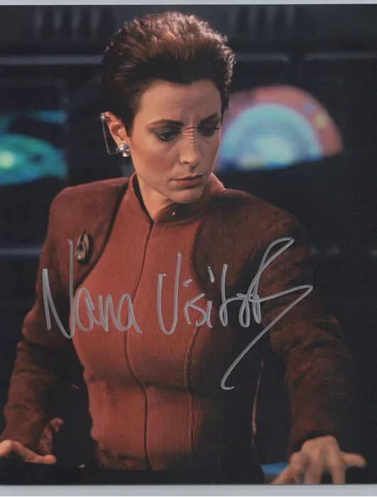 Nana Visitor autograph
