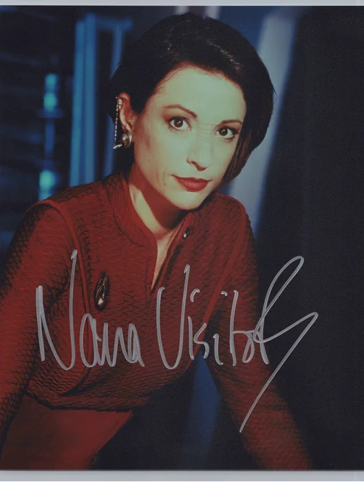 Nana Visitor autograph