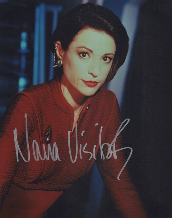 Nana Visitor autograph