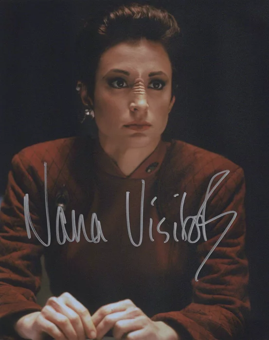 Nana Visitor autograph
