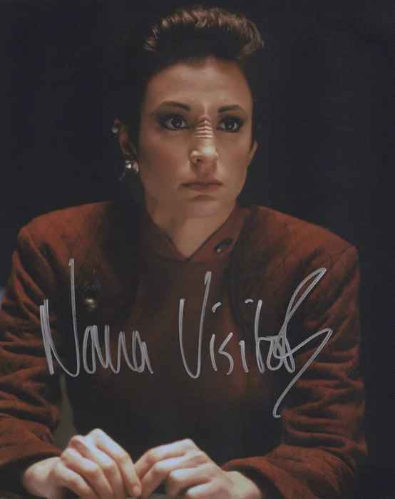 Nana Visitor autograph