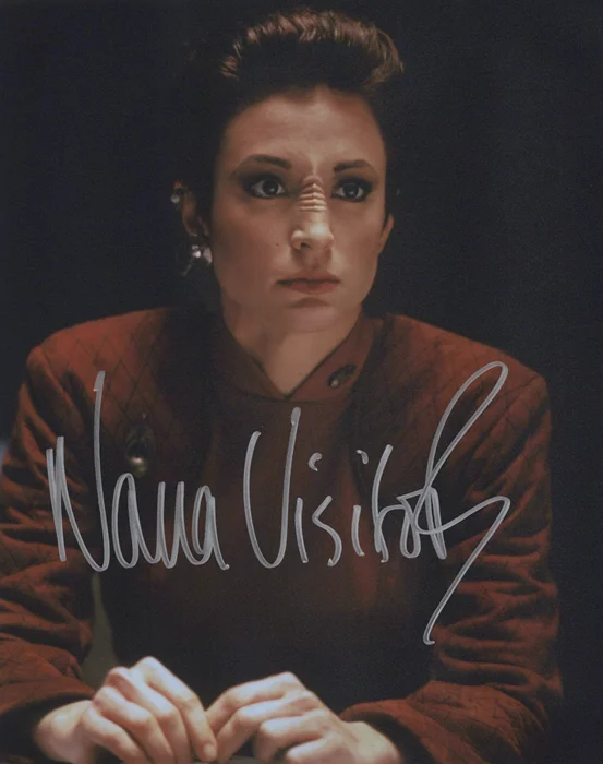 Nana Visitor autograph