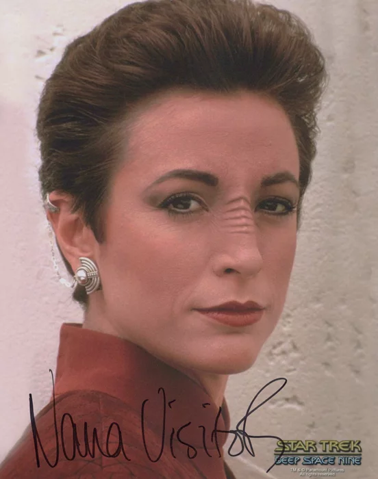 Nana Visitor autograph