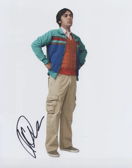 Kunal Nayyar autograph