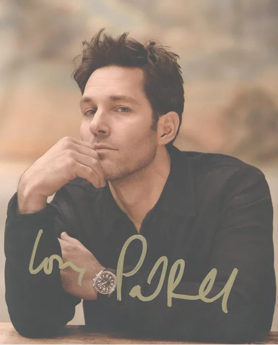 Paul Rudd autograph
