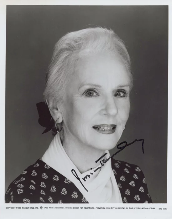 Jessica Tandy autograph