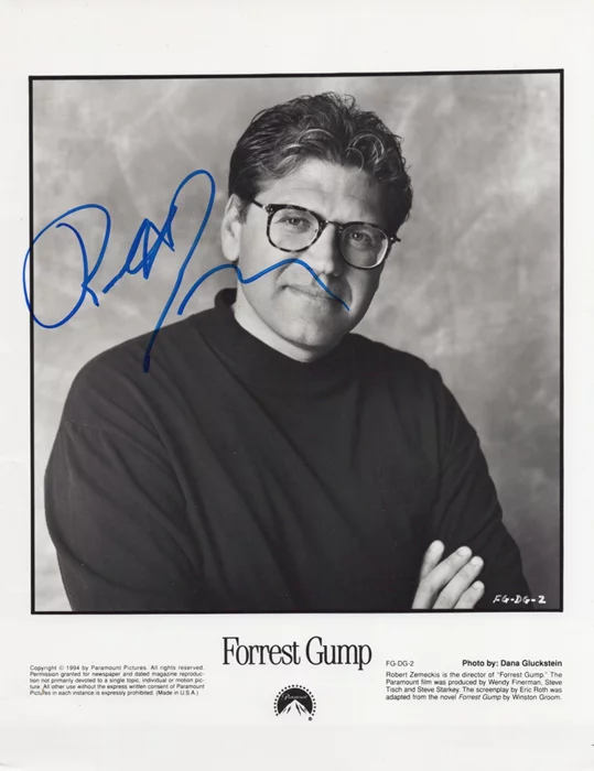Robert Zemeckis autograph