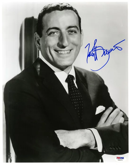Tony Bennett autograph