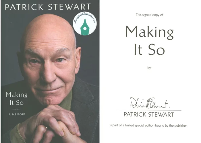 Patrick Stewart autograph