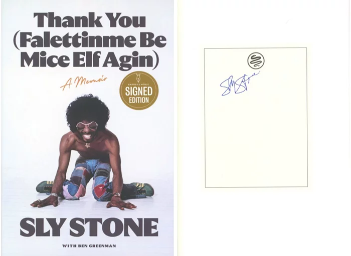 Sly Stone autograph