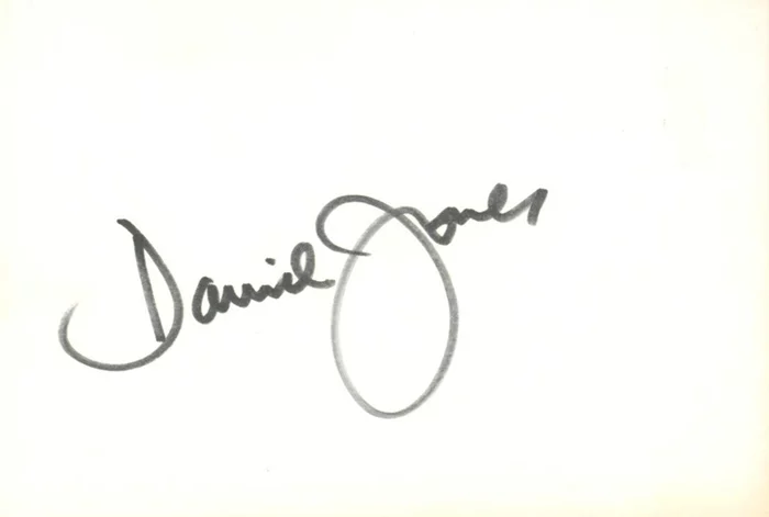 Davy Jones autograph