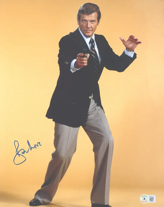 Roger Moore autograph