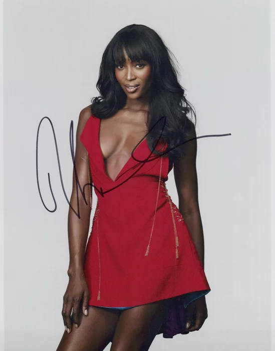 Naomi Campbell autograph