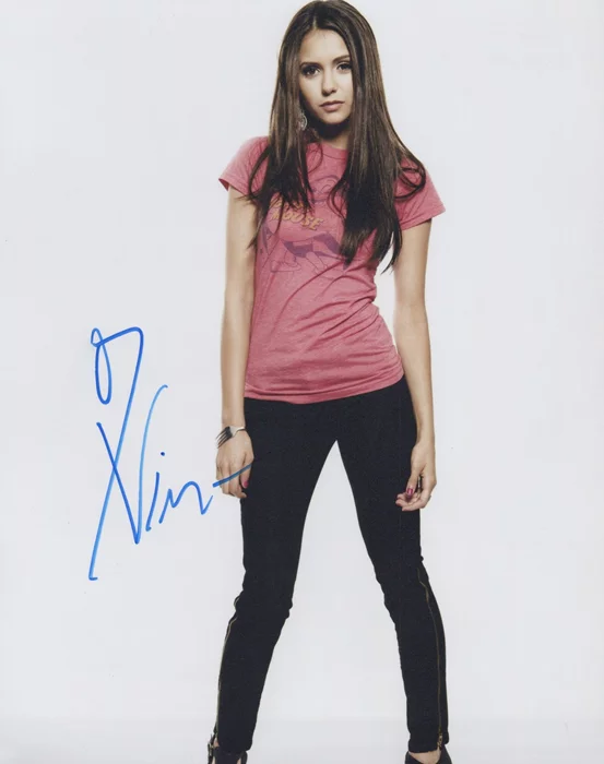 Nina Dobrev autograph
