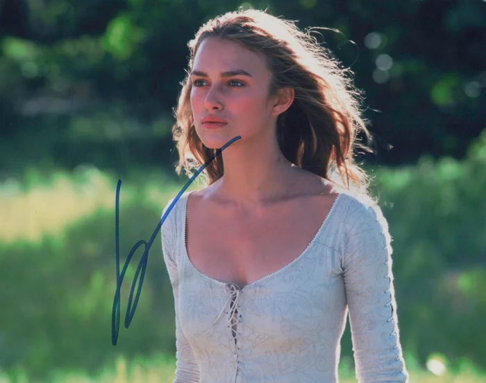 Keira Knightley autograph
