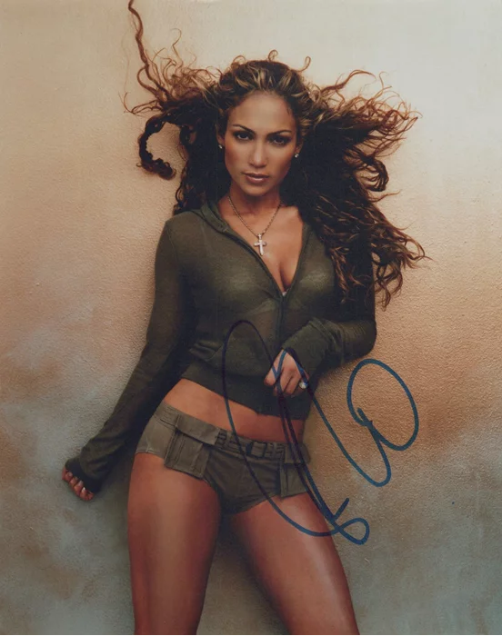 Jennifer Lopez autograph