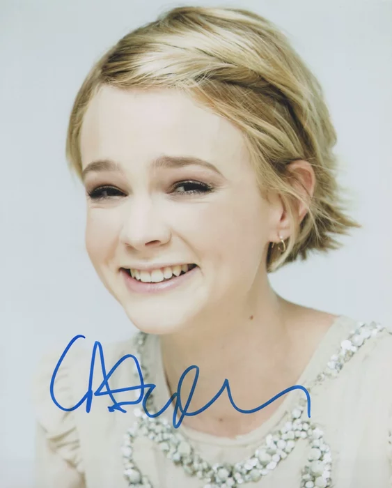 Carey Mulligan autograph