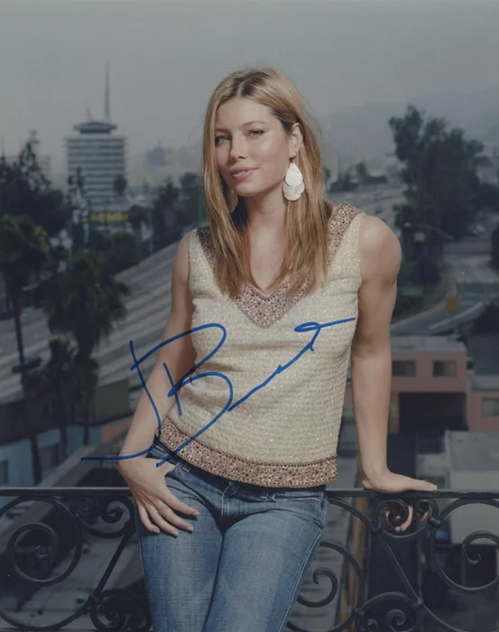 Jessica Biel autograph