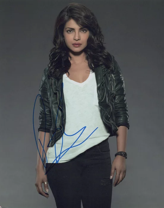 Priyanka Chopra autograph