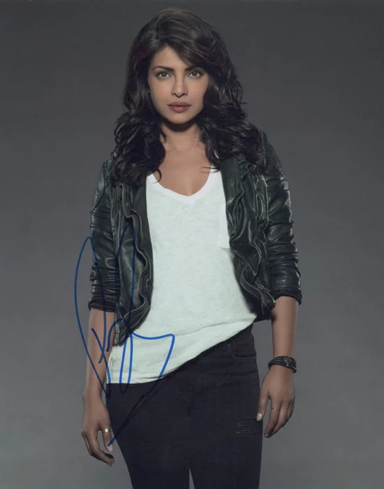 Priyanka Chopra autograph