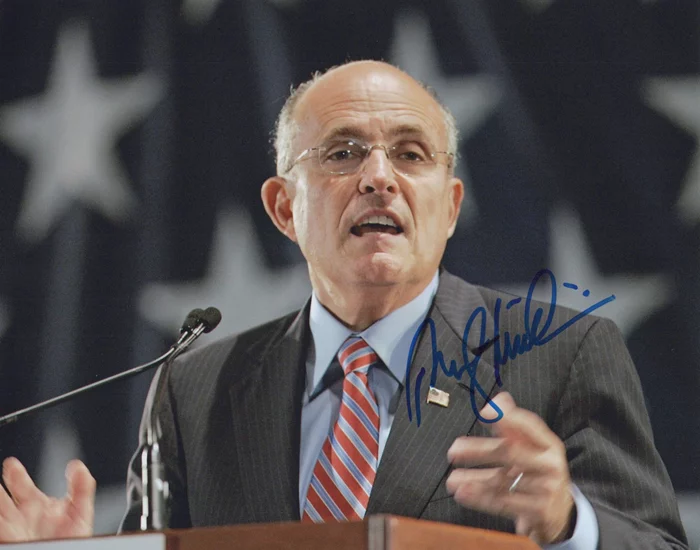 Rudy Giuliani autograph