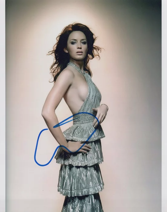 Emily Blunt autograph