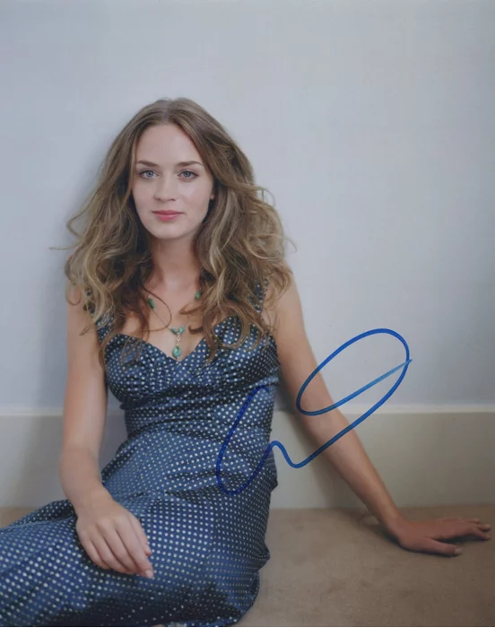 Emily Blunt autograph