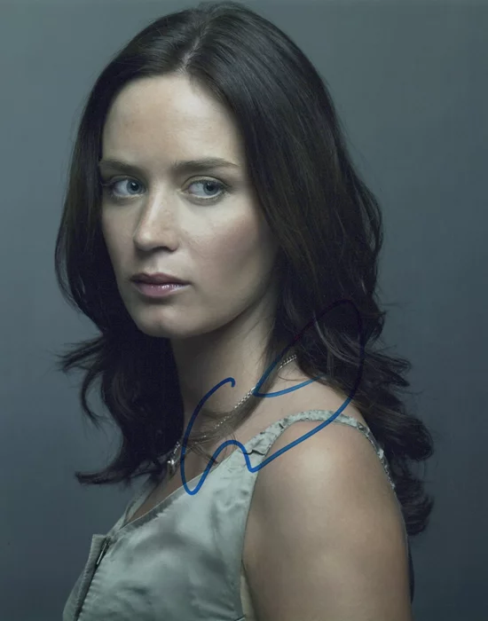 Emily Blunt autograph