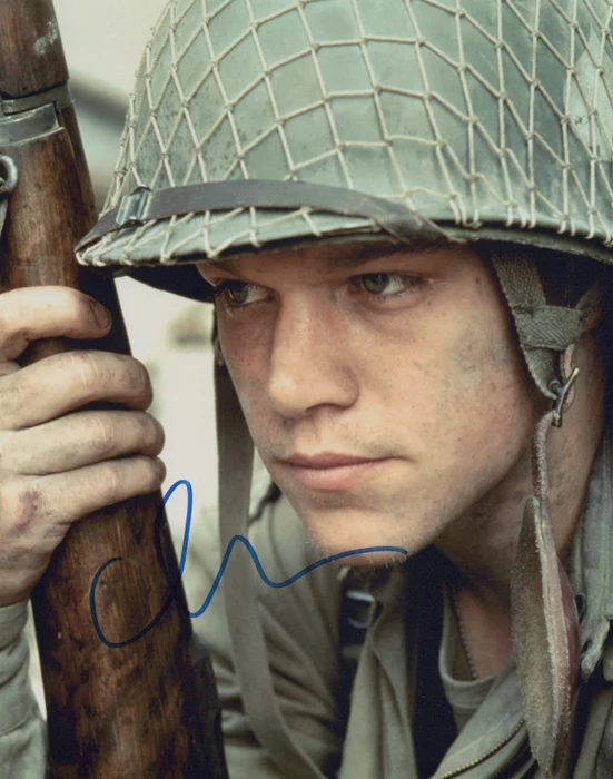 Matt Damon autograph