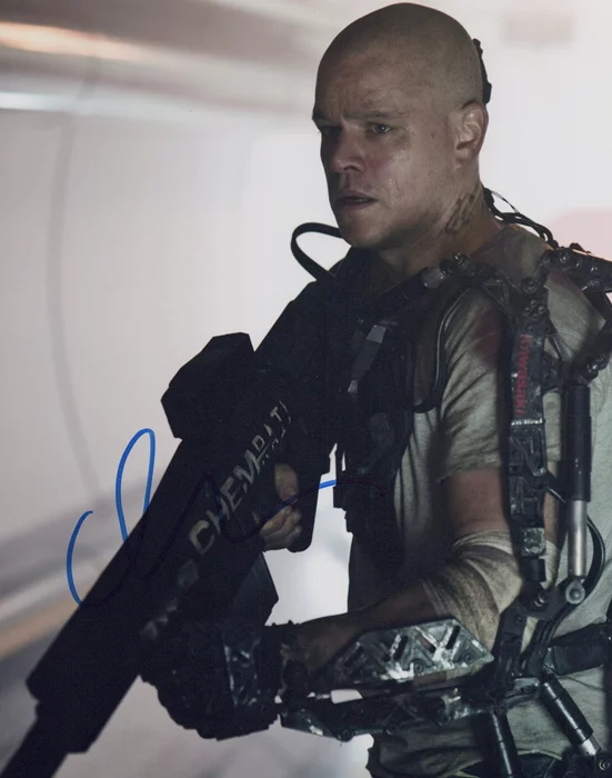 Matt Damon autograph
